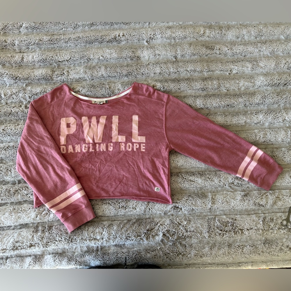 Lake Powell Vintage pink long sleeve crop - L